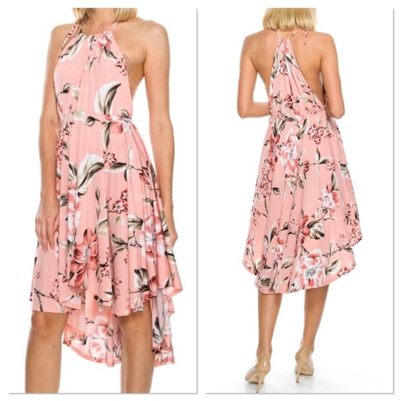 Blush Floral Summer Dress - Picture 7 of 7